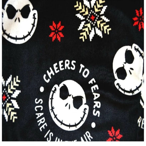 Disney Nightmare Before Christmas Women's cuffed sleep pants joggers small - Picture 8 of 8